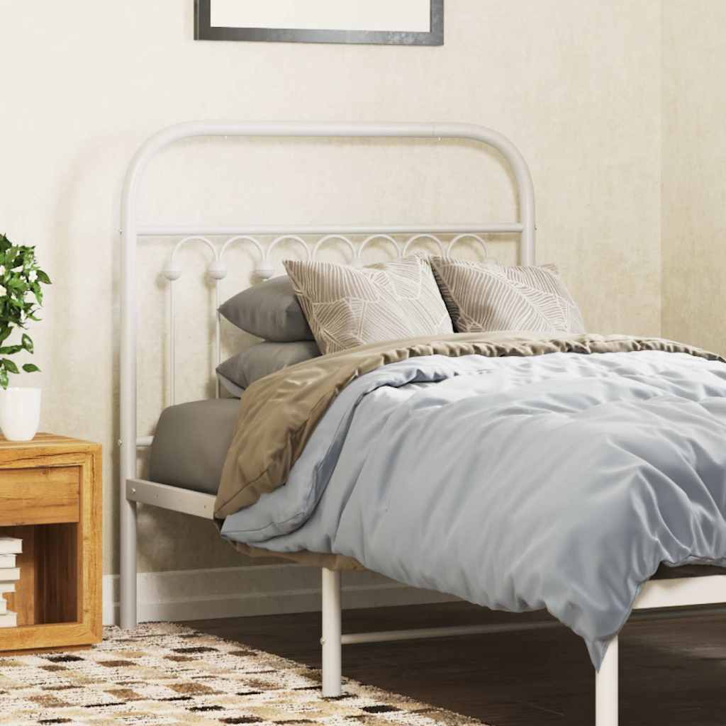 Metal Replace Headboard White 90 cm