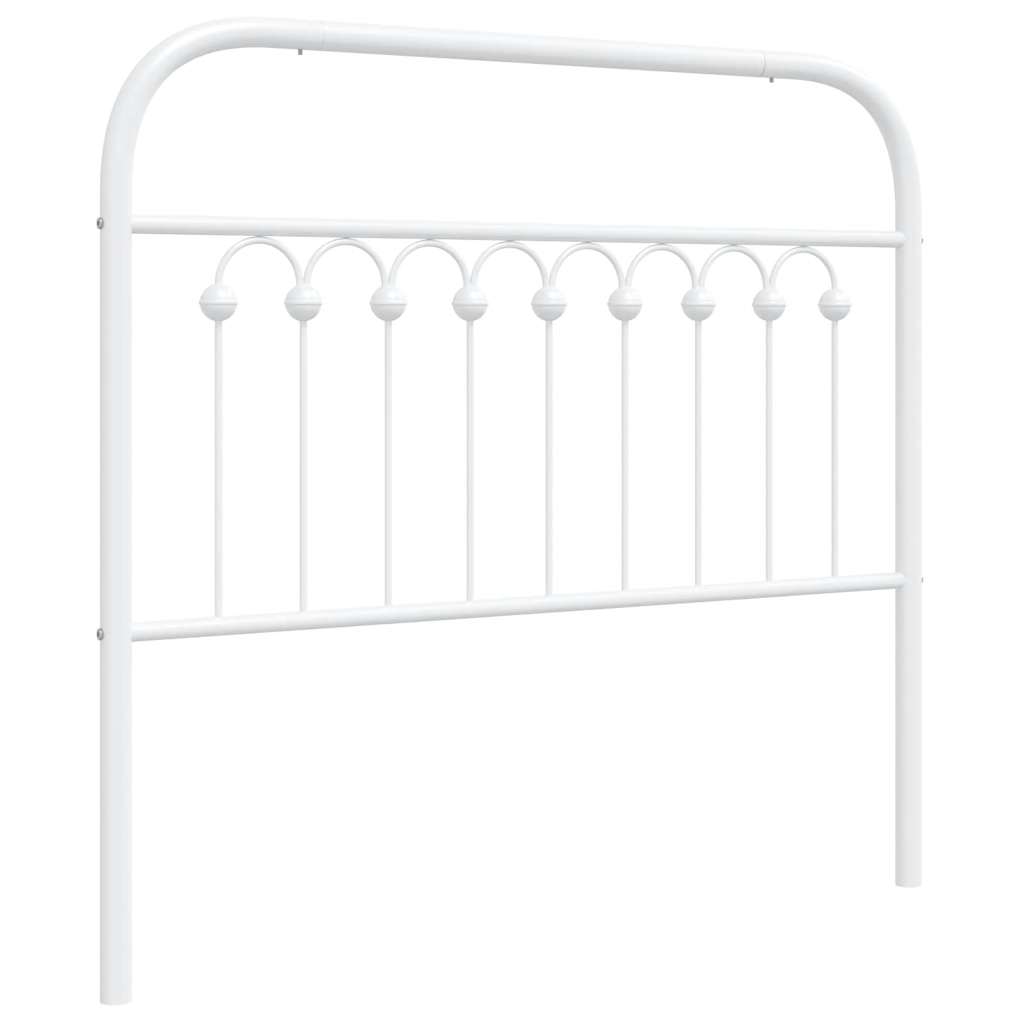Metal Replace Headboard White 100 cm
