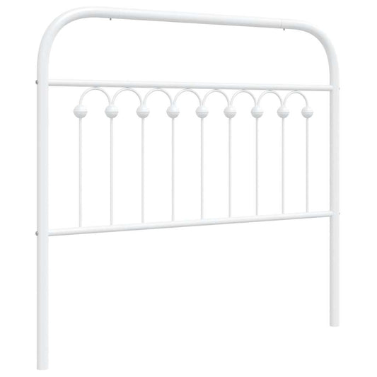 Metal Replace Headboard White 100 cm