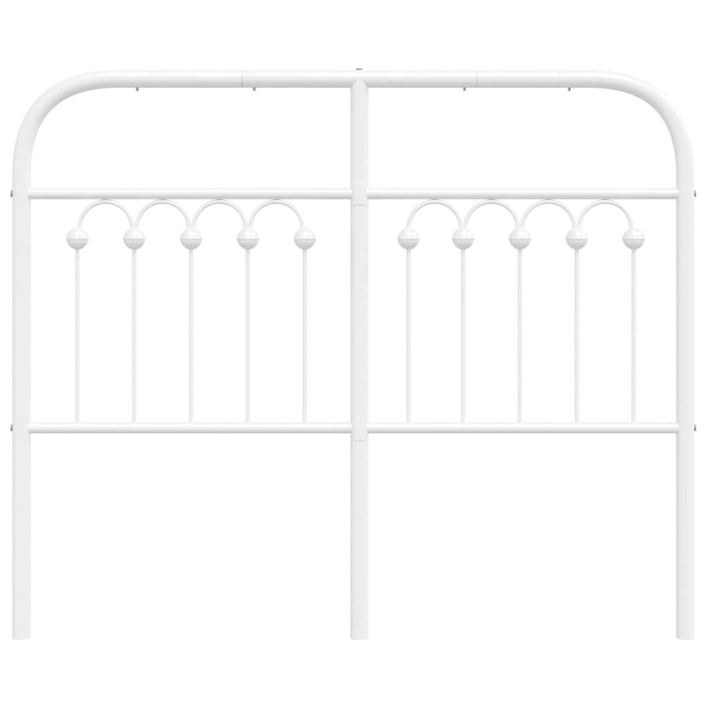 Metal Replace Headboard White 120 cm
