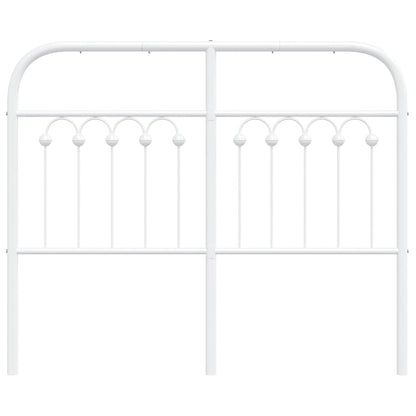 Metal Replace Headboard White 120 cm