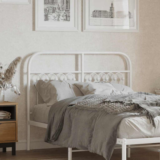 Metal Replace Headboard White 120 cm