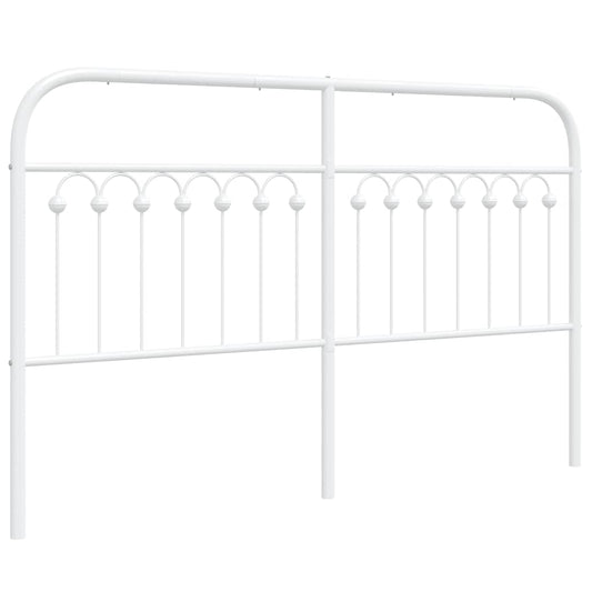 Metal Replace Headboard White 150 cm