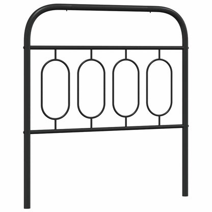 Metal Replace Headboard Black 80 cm