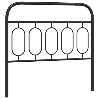 Metal Replace Headboard Black 107 cm