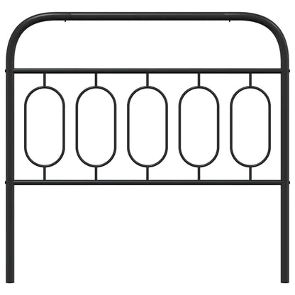 Metal Replace Headboard Black 107 cm