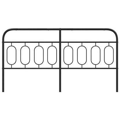 Metal Replace Headboard Black 183 cm
