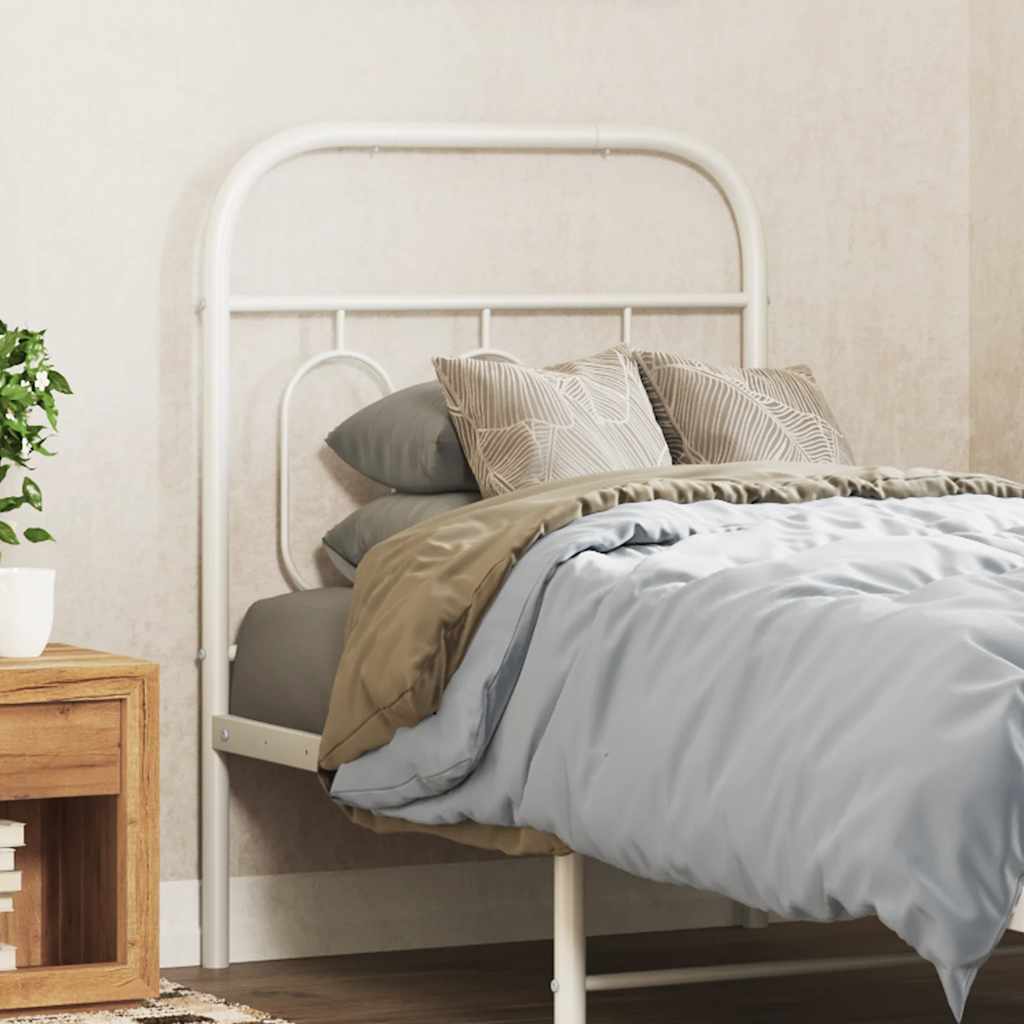 Metal Replace Headboard White 75 cm