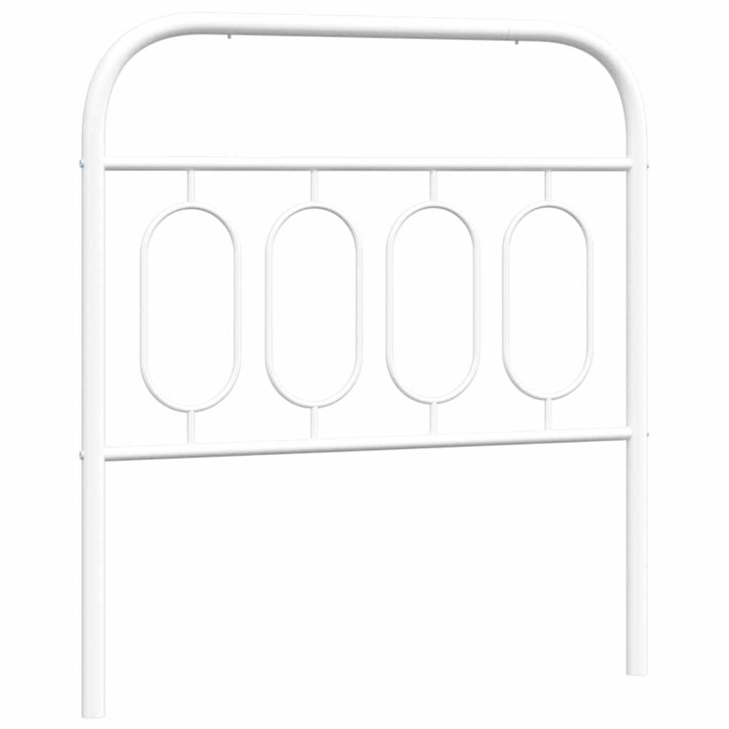 Metal Replace Headboard White 80 cm