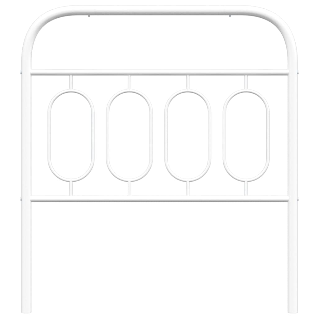 Metal Replace Headboard White 80 cm