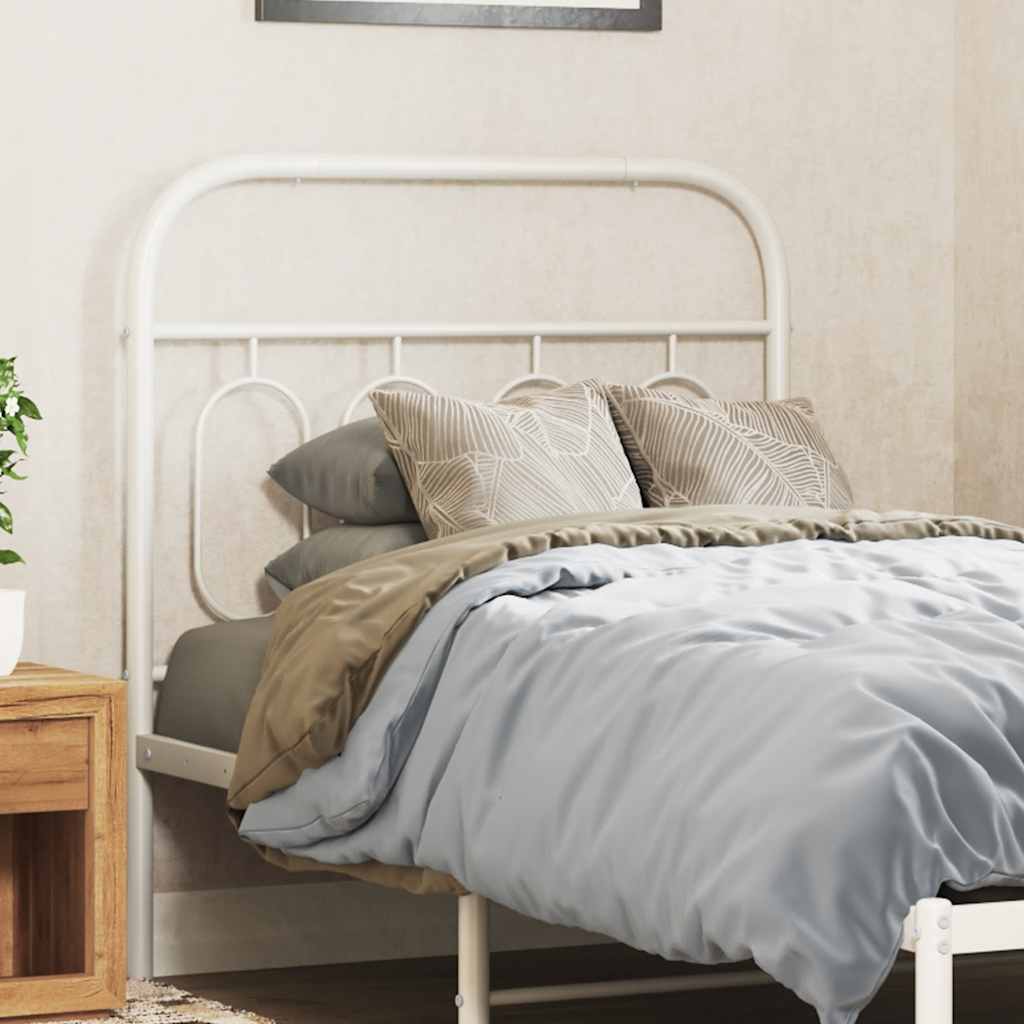 Metal Replace Headboard White 80 cm