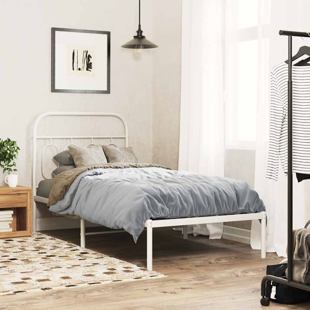 Metal Replace Headboard White 90 cm
