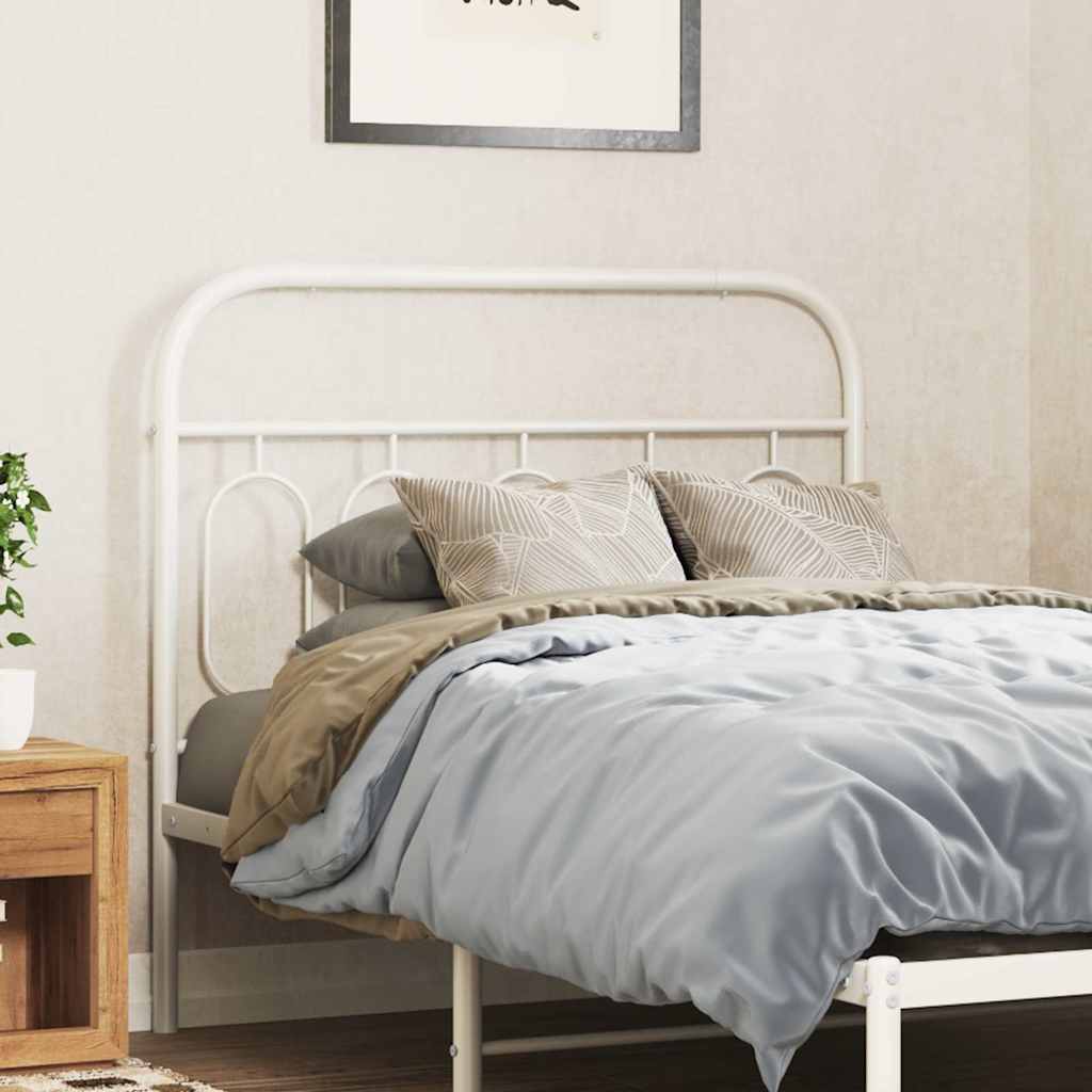 Metal Replace Headboard White 107 cm