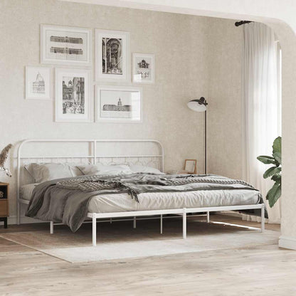 Metal Replace Headboard White 200 cm