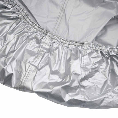 Car Cover for SUV with Buckle Straps Full Silver M