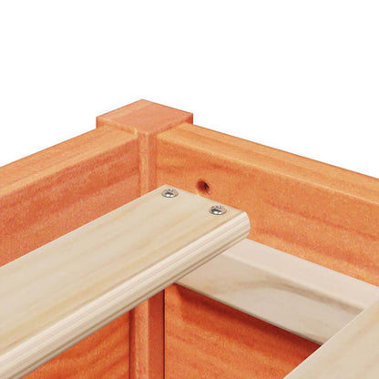Bed Frame without Mattress Wax Brown 75x190 cm Small Single Solid Wood Pine