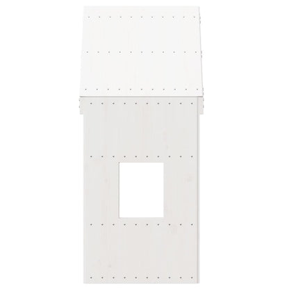 Kids' Bed Roof White 60x89x134.5 cm Solid Wood Pine