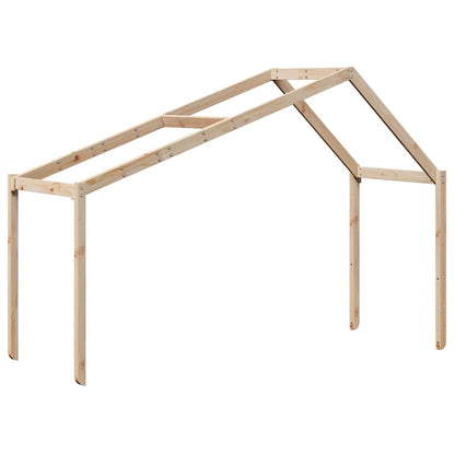 Kids' Bed Roof 213x95.5x144.5 cm Solid Wood Pine