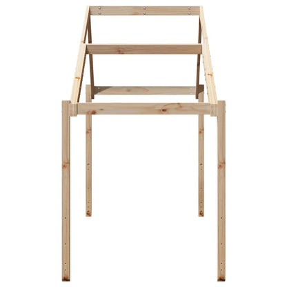 Kids' Bed Roof 213x85.5x144.5 cm Solid Wood Pine