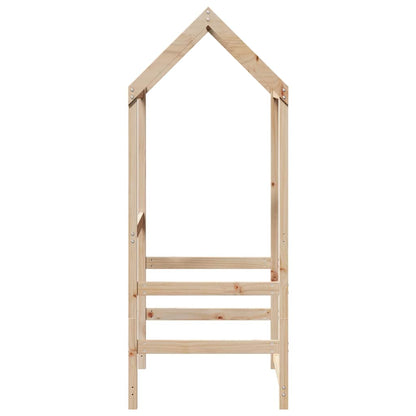 Kids' Bed Roof 118x70x176.5 cm Solid Wood Pine
