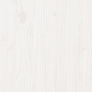 Garden Planter White 60x40x50 cm Solid Wood Pine