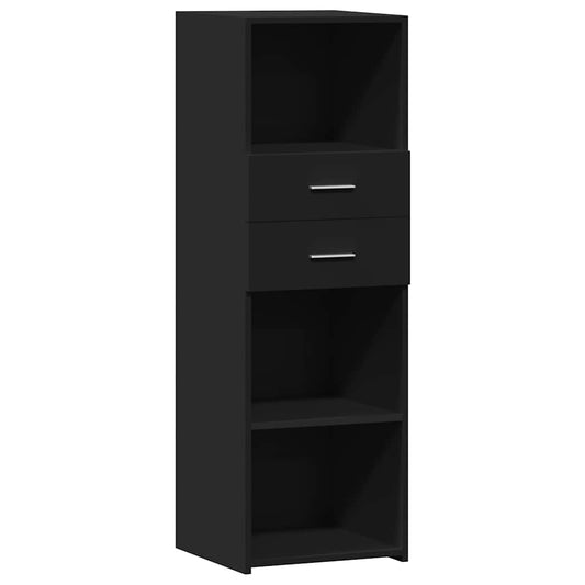 Highboard Black 40x42.5x124 cm Engineered Wood