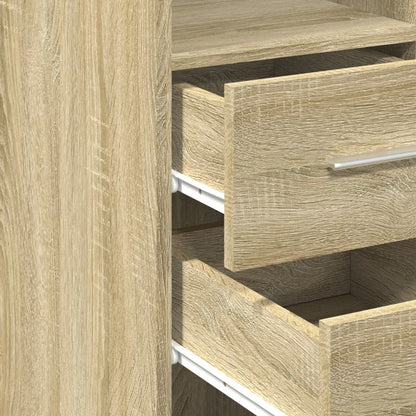 Highboard Sonoma Oak 30x42.5x185 cm Engineered Wood