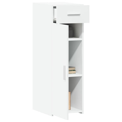 Sideboard White 30x42,5x93 cm Engineered Wood