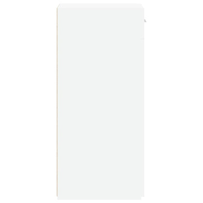 Sideboard White 30x42,5x93 cm Engineered Wood