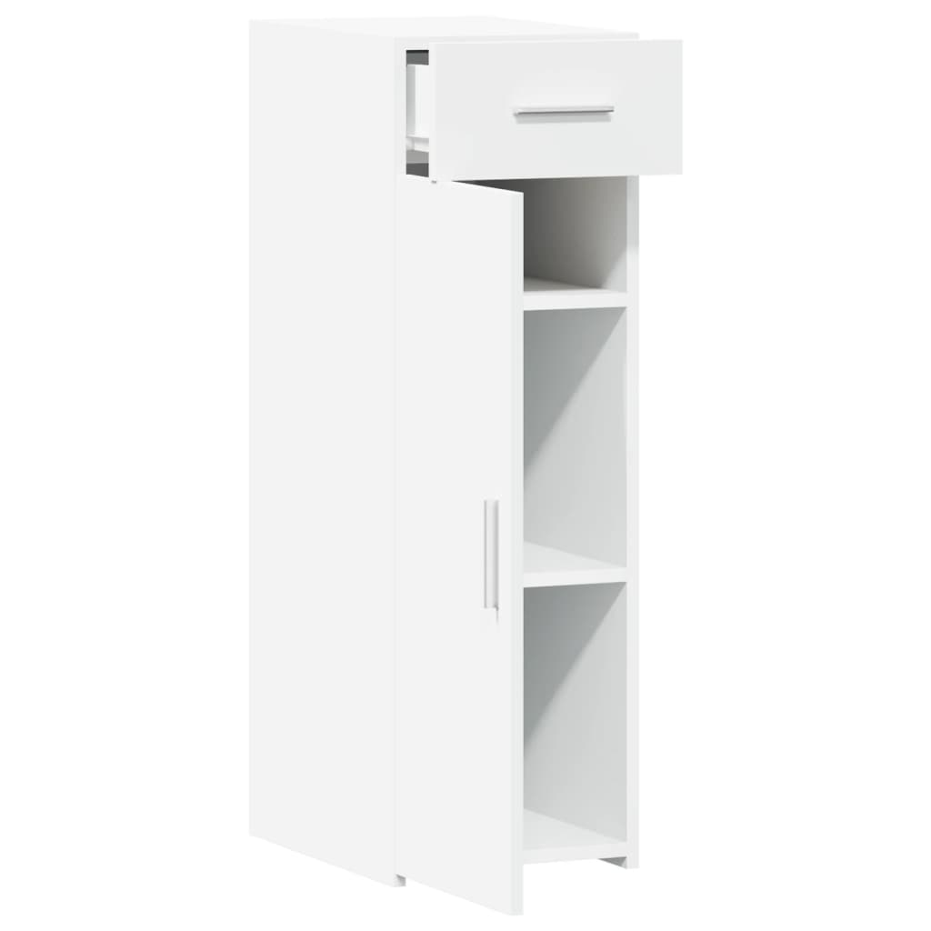 Sideboard White 30x42,5x93 cm Engineered Wood