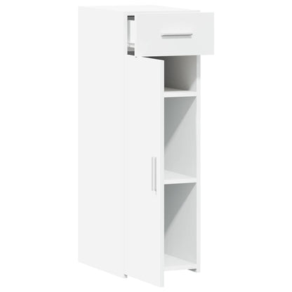 Sideboard White 30x42,5x93 cm Engineered Wood