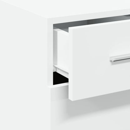 Sideboard White 30x42,5x93 cm Engineered Wood