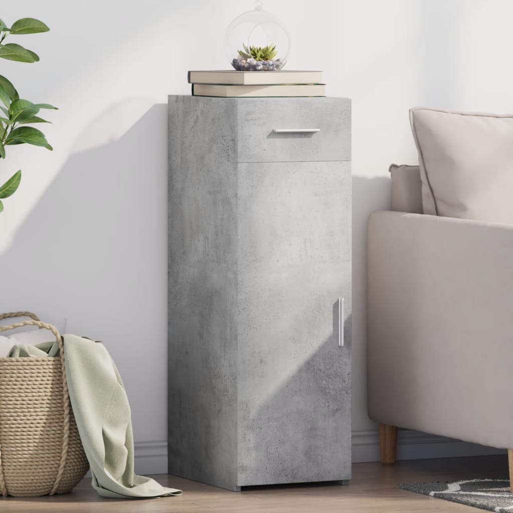 Sideboard Concrete Grey 30x42,5x93 cm Engineered Wood