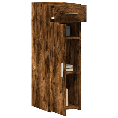 Sideboard Smoked Oak 30x42,5x93 cm Engineered Wood