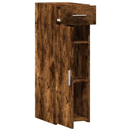 Sideboard Smoked Oak 30x42,5x93 cm Engineered Wood