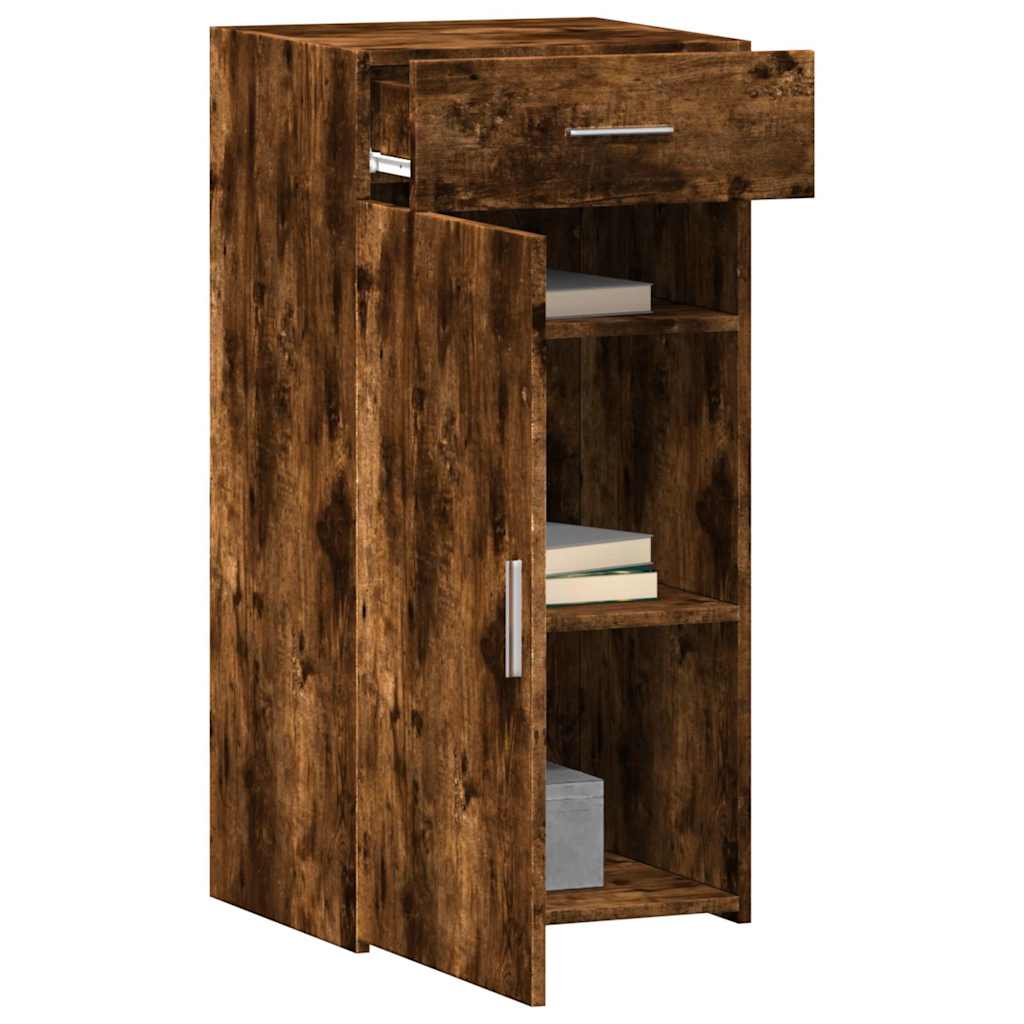 Sideboard Smoked Oak 45x42.5x93 cm Engineered Wood