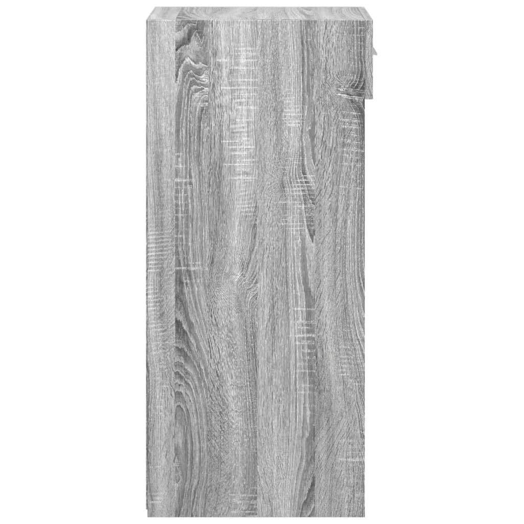Sideboard Grey Sonoma 30x42.5x93 cm Engineered Wood