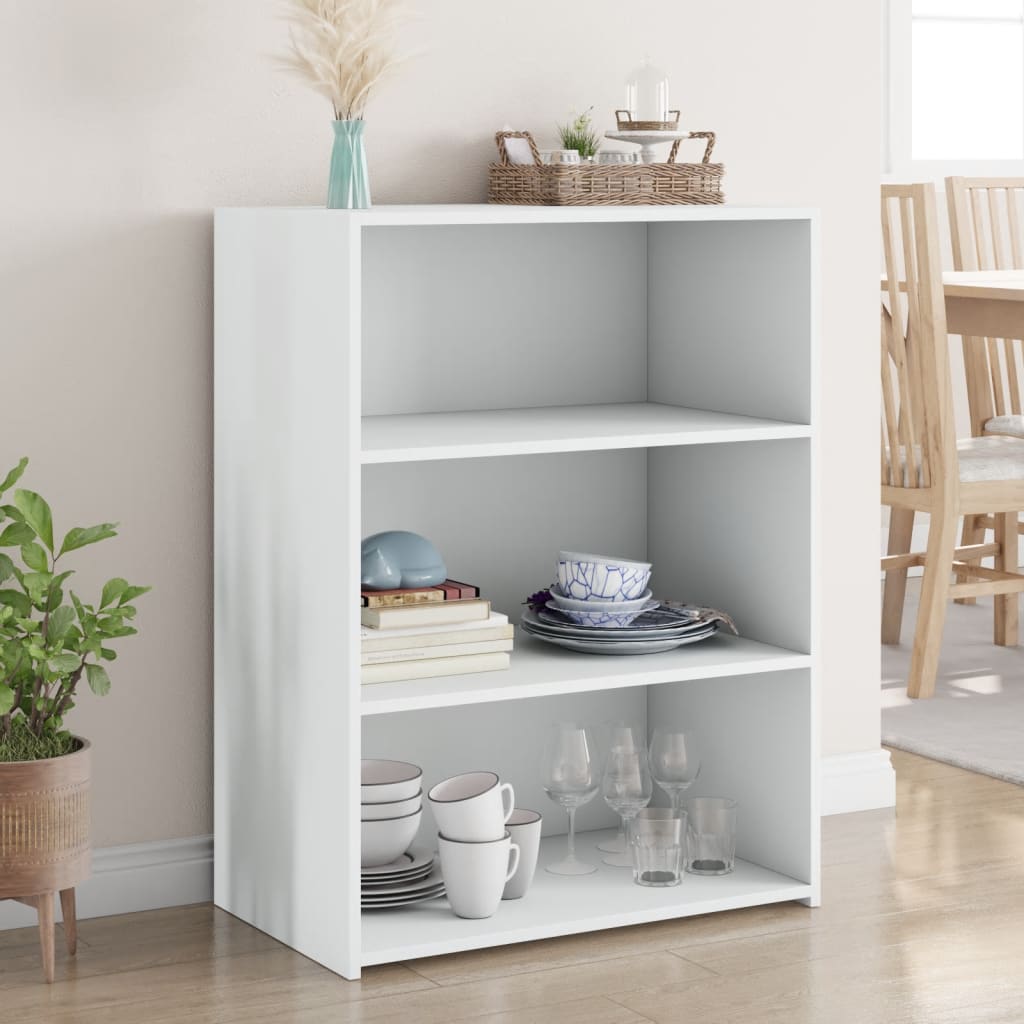 Sideboard White 70x41x93 cm Engineered Wood