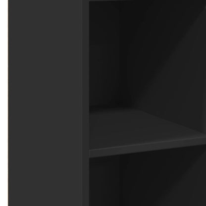 Highboard Black 30x41x124 cm Engineered Wood