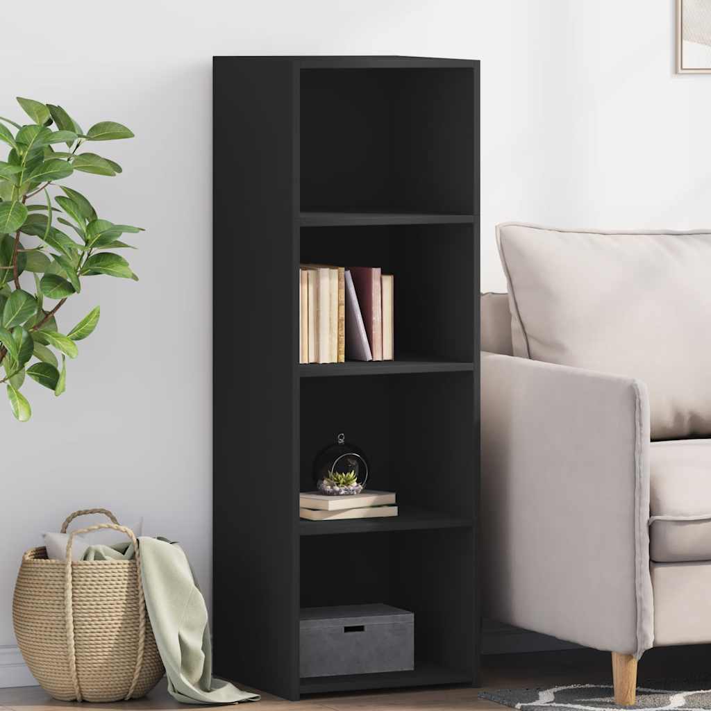Highboard Black 40x41x124 cm Engineered Wood