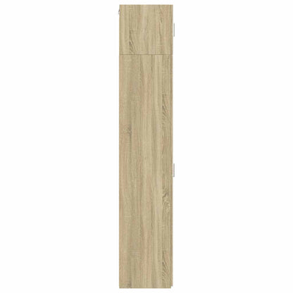 Slim Storage Cabinet Sonoma Oak 30x42.5x225 cm Engineered Wood