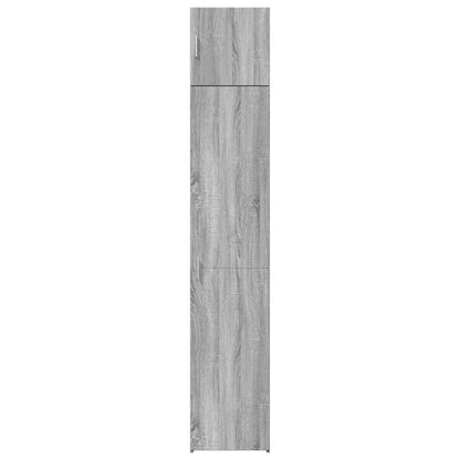 Slim Storage Cabinet Grey Sonoma 40x42.5x225 cm Engineered Wood