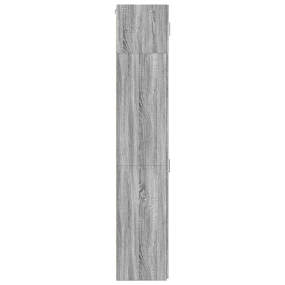 Slim Storage Cabinet Grey Sonoma 45x42.5x225 cm Engineered Wood