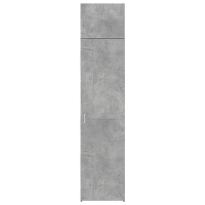 Slim Storage Cabinet Concrete Grey 50x42,5x225 cm Engineered Wood