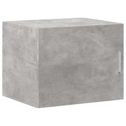 Slim Storage Cabinet Concrete Grey 50x42,5x225 cm Engineered Wood