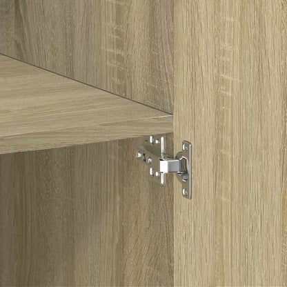 Storage Cabinet Sonoma Oak 70x42.5x225 cm Engineered Wood
