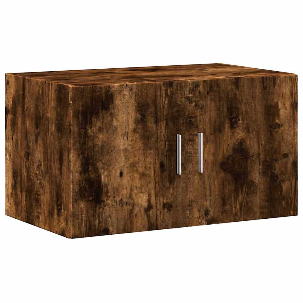 Storage Cabinet Smoked Oak 70x42.5x225 cm Engineered Wood