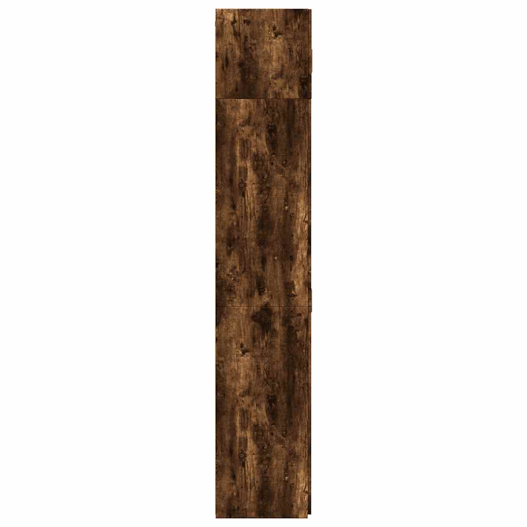 Storage Cabinet Smoked Oak 70x42.5x225 cm Engineered Wood
