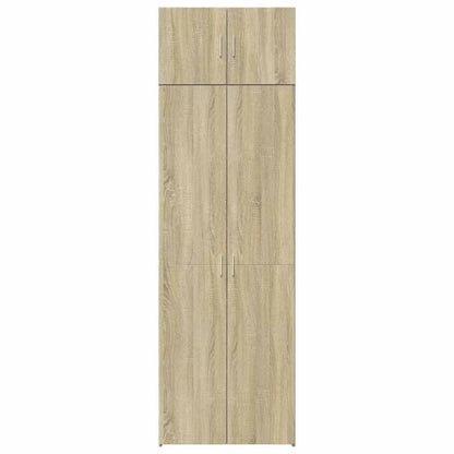Storage Cabinet Sonoma Oak 70x42.5x225 cm Engineered Wood
