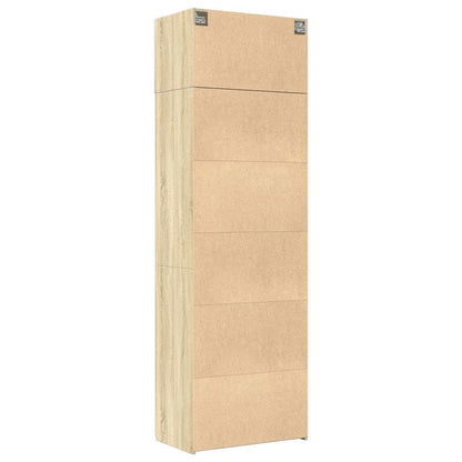 Storage Cabinet Sonoma Oak 70x42.5x225 cm Engineered Wood